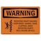 Signmission OSHA Warning Sign, 7" Height, 10" Width, Rotating Shaft Hazard Keep Body With Symbol, Landscape OS-WS-D-710-L-12386 - alternate 1